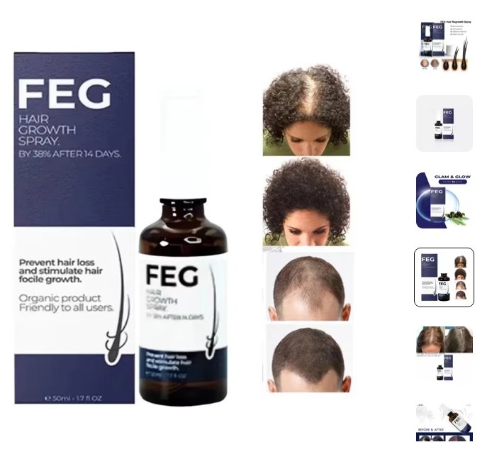 FEG PLUS HAIR GROWTH SPRAY 50ml