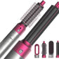 5-in-1 Hot Air Brush Hair Dryer – Interchangeable Styling Comb Set, Curling Iron, Straightener & Volumizer, Negative Ion Blow Dryer for Smooth, Frizz-Free Hair – For Home & Salon Use