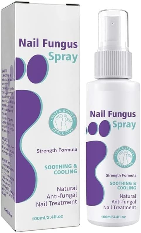 Nail Fungal Spray, Fungal Nail Treatment, Advanced Foot and Nail Spray, Toenail Fungus Treatment, Toenail Fungus Treatment and Nail Strengthener, Restore Healthy Nails (100ml)"