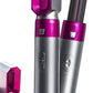 5-in-1 Hot Air Brush Hair Dryer – Interchangeable Styling Comb Set, Curling Iron, Straightener & Volumizer, Negative Ion Blow Dryer for Smooth, Frizz-Free Hair – For Home & Salon Use