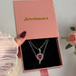 Forever in my heart couple necklace set