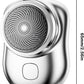 Mini Shaver Portable Electric Shaver, 2023 New Pocket Portable Electric Shave, Magic USB Mini Shaver Electric Razor For Men, Rechargeable Travel Razors For Men Electric Shaver For Shaving Face (Black)
