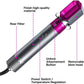5-in-1 Hot Air Brush Hair Dryer – Interchangeable Styling Comb Set, Curling Iron, Straightener & Volumizer, Negative Ion Blow Dryer for Smooth, Frizz-Free Hair – For Home & Salon Use