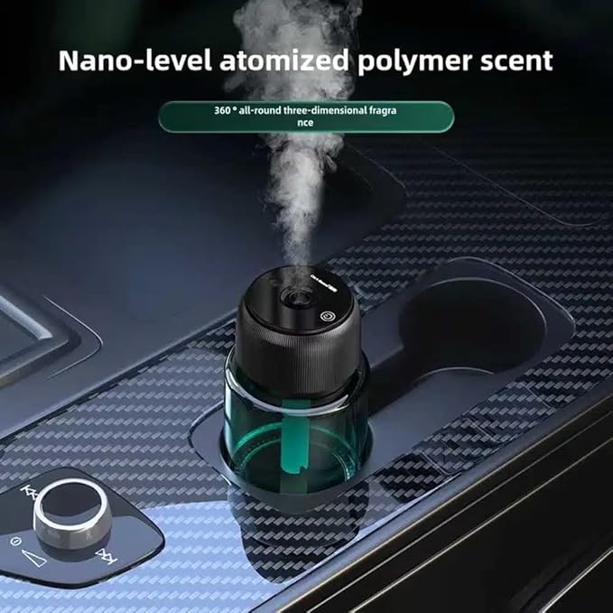Aroma Diffuser USB Rechargeable Air Freshener, Cool Mist Portable for Car