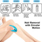 Pack of (3) Crystal Hair Remover