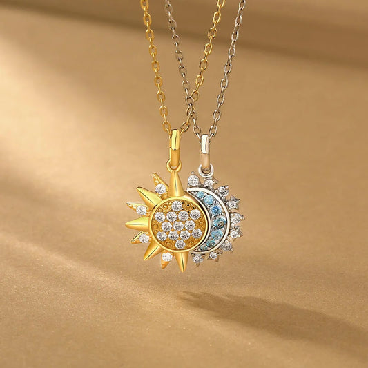 Magnetic Couple Necklace Set