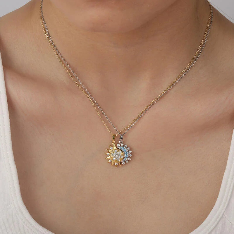 Magnetic Couple Necklace Set