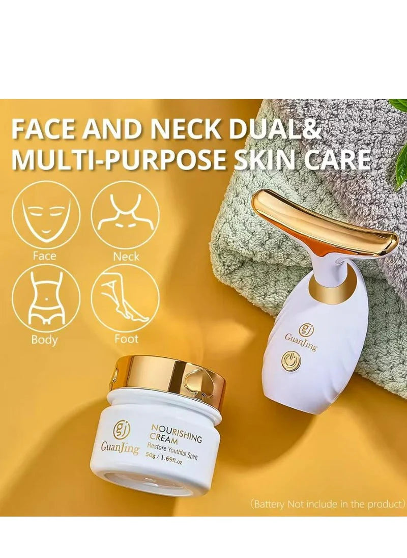 GuanJing Nourishing Lifting Set – Electric Massager + Firming Cream