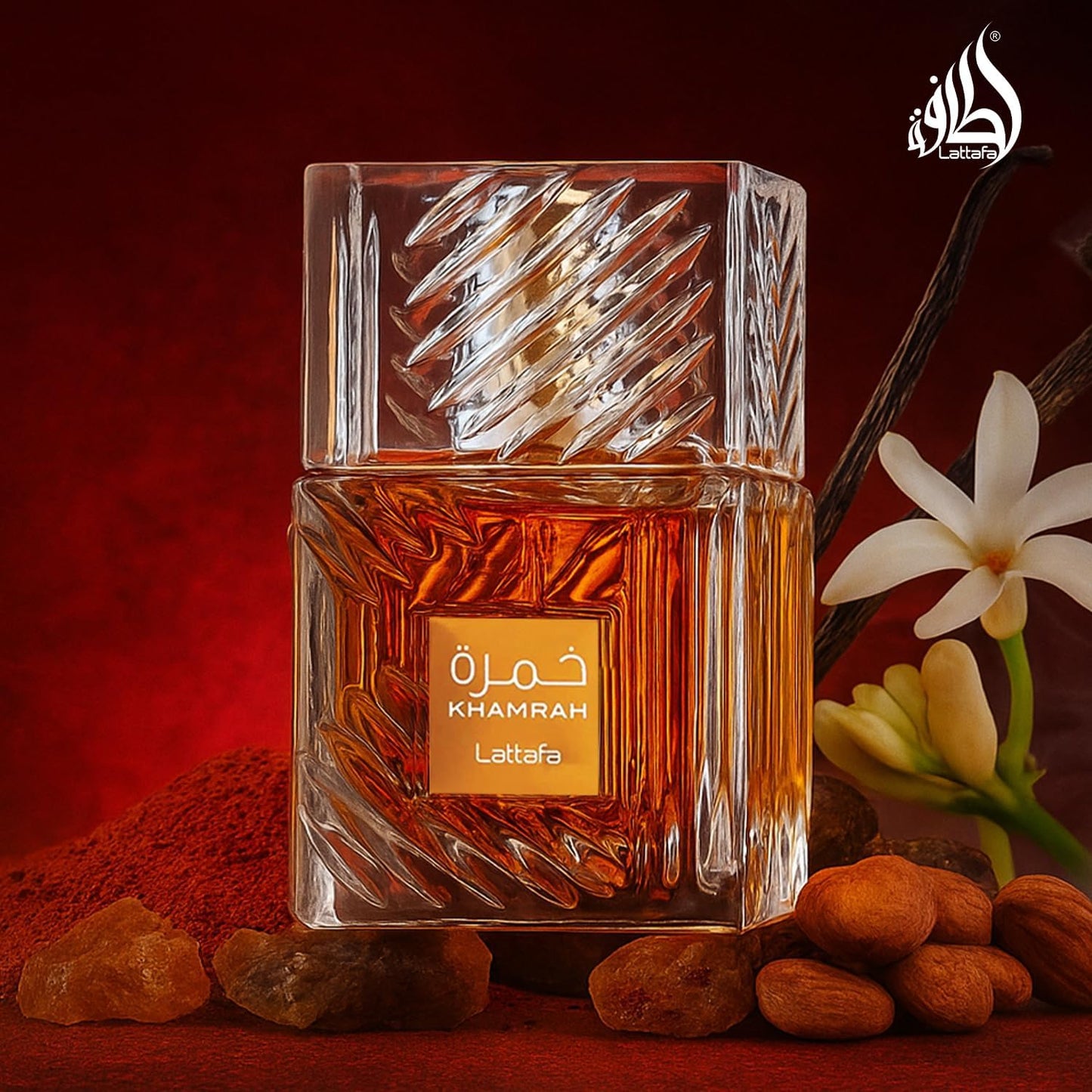 Lattafa Perfumes Khamrah for Unisex Eau de Parfum Spray, 3.4 Ounce