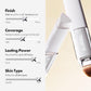 Blanc Cover Cream Stick V White - Korean Color-Changing Foundation Stick with Volufiline - Medium to Full Coverage Dewy Finish Base Makeup - Dual-Ended with Detachable Brush (203 Medium, 0.45 oz)