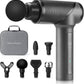 Medcursor Massage Gun Deep Tissue Percussion Muscle Mini Massager for Pain Relief, Handheld Electric Body Massager Sports Portable Super Quiet Brushless Motor, Grey