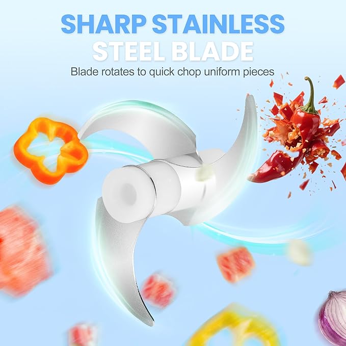 Portable Electric Mini Garlic Cutter Masher Vegetable Fruit Meat Food Chopper Grinder