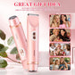 Comfort 2 in 1 Electric Lady Shaver, Dual Head Shaver Women, Bikini & Body Shaving, Waterproof Wet & Dry Use Body Hair Trimmer, Ladies Underarm Face Lip Legs Hands Hair Trimmer