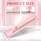 Comfort 2 in 1 Electric Lady Shaver, Dual Head Shaver Women, Bikini & Body Shaving, Waterproof Wet & Dry Use Body Hair Trimmer, Ladies Underarm Face Lip Legs Hands Hair Trimmer