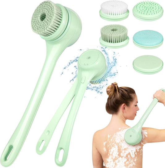 Electric Body Brush Back Scrubber For Shower
