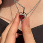 Forever in my heart couple necklace set