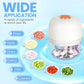 Portable Electric Mini Garlic Cutter Masher Vegetable Fruit Meat Food Chopper Grinder