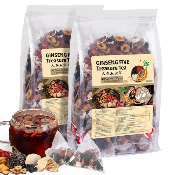 Ginseng Five Treasure Tea