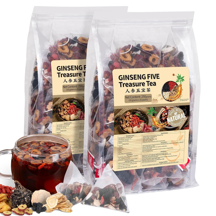 Ginseng Five Treasure Tea