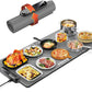 FEPPO Food Warmer Mat (Xxl 35" X 16"), Electric Heating Trays for Buffets and Parties, Full Surface Fast Heating Mat for Food with Temperature Adjusts