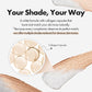 Blanc Cover Cream Stick V White - Korean Color-Changing Foundation Stick with Volufiline - Medium to Full Coverage Dewy Finish Base Makeup - Dual-Ended with Detachable Brush (203 Medium, 0.45 oz)