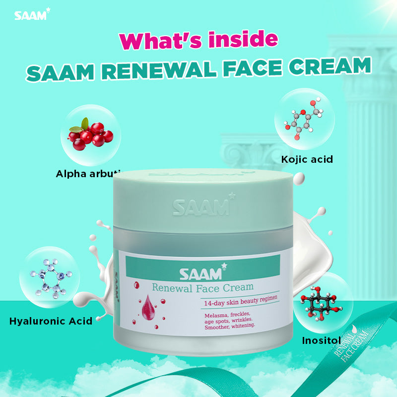 SAAM Renewal Face Cream for Hyperpigmentation Removal in 3 Weeks