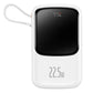 Baseus Qpow Pro Digital Display Fast Charge Power Bank 10000mAh 22.5W Type-C Edition White