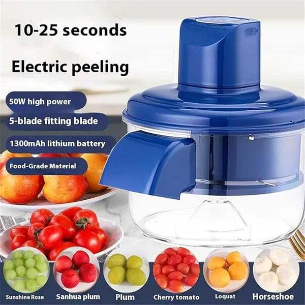 Automatic Fruit & Vegetable Peeler Machine – Peels in 10 Seconds, No Mess