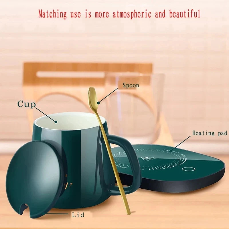 Electric Coffee/Tea Mug Warmer Set