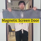 Diker Fly Screen Magnetic Door, 100 X 240 Cm, Curtain Balcony No Drilling, Insect Protection Curtain, Mosquito Net Doors For Living Room, Patio Black