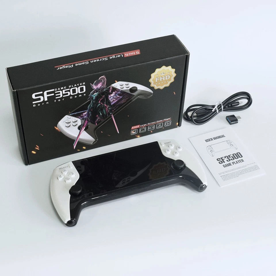 SF3500 Retro Handheld Game Console 5 Inch IPS Screen,20000+ Games, Video Games