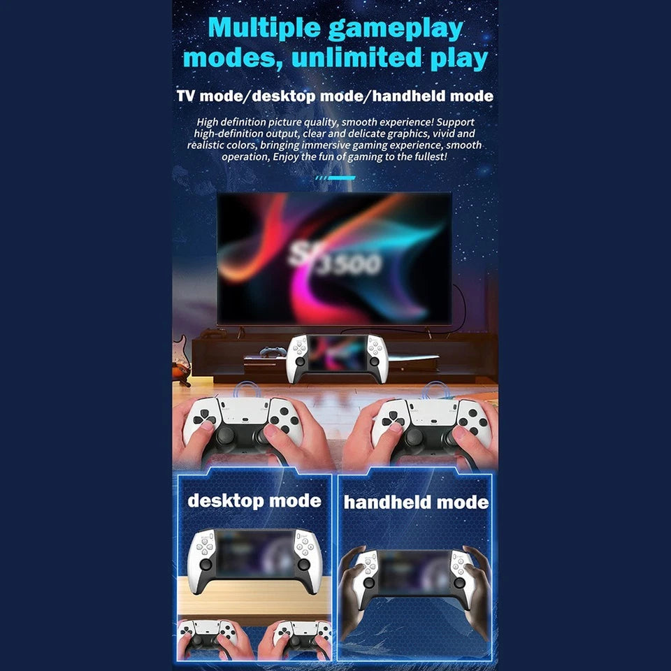 SF3500 Retro Handheld Game Console 5 Inch IPS Screen,20000+ Games, Video Games