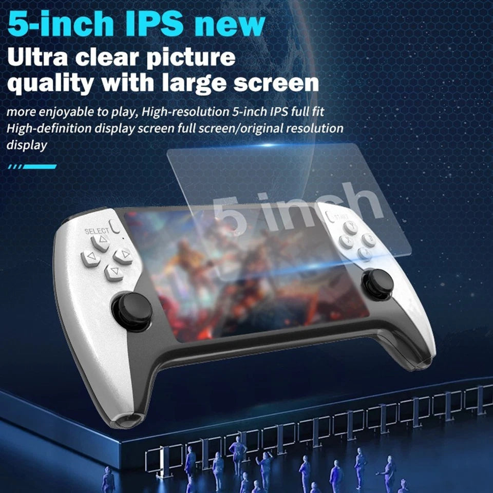 SF3500 Retro Handheld Game Console 5 Inch IPS Screen,20000+ Games, Video Games