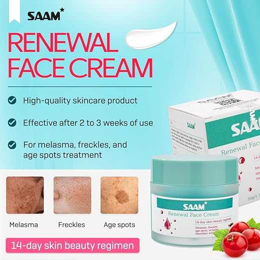 SAAM Renewal Face Cream for Hyperpigmentation Removal in 3 Weeks